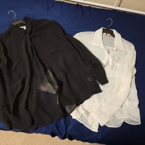 Sheer button down dress shirts